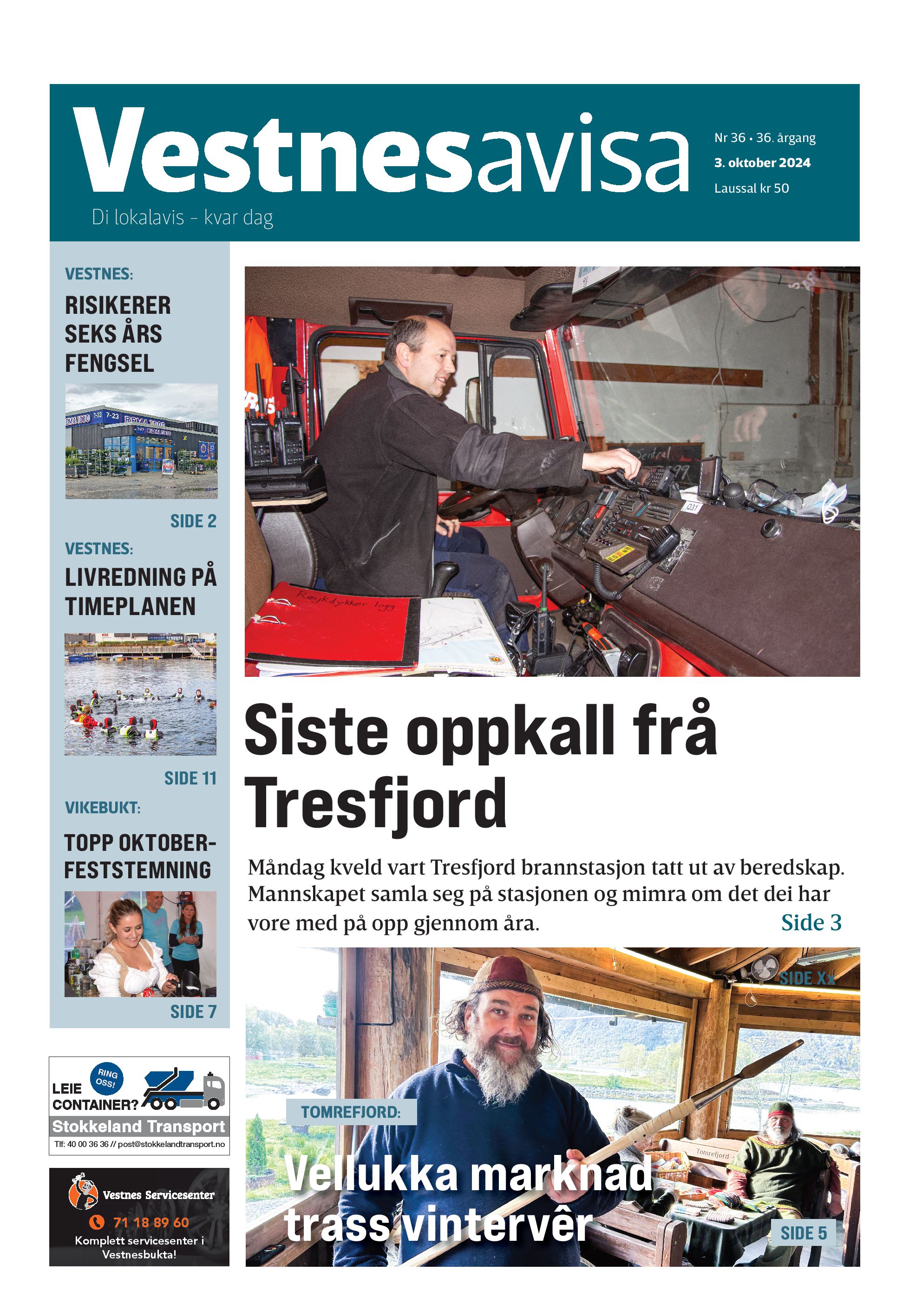 avisforside for Vestnes