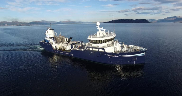 M/S Ronja Cristopher vart levert til Sølvtrans AS torsdag. (Foto: Aas Mekaniske Verksted)